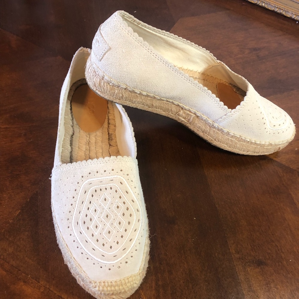 UGG Woman’s Heidi Perf Platform Espadrille Moccasin size 8 US